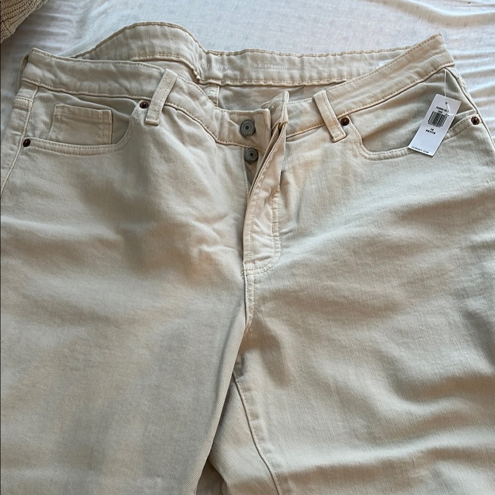 Women's Cream Jeans